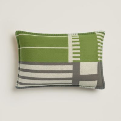 Casaque pillow - Blue | Hermès Canada